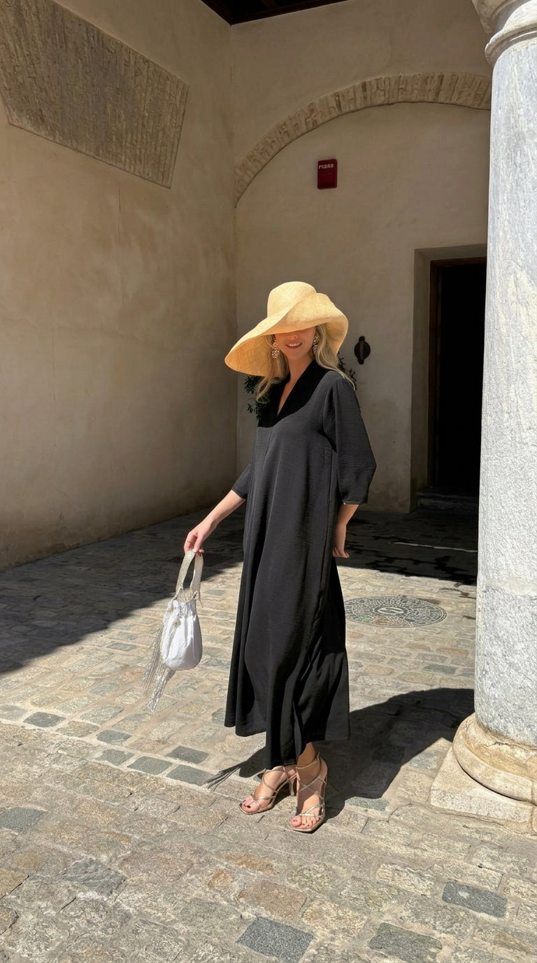 GAMA | VESTIDO LARGO MIDI