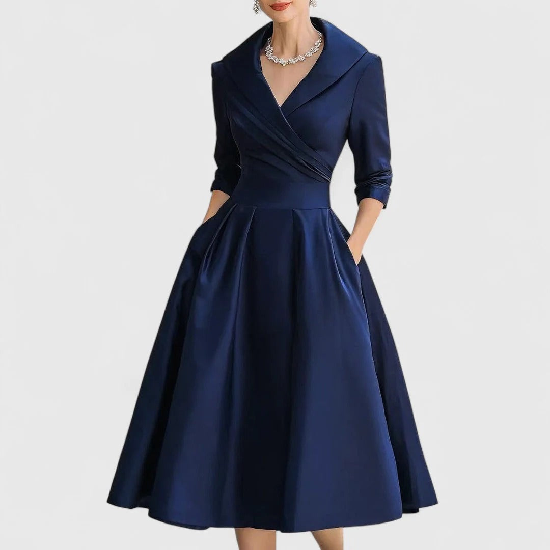 ÉLORA | VESTIDO ELEGANTE MIDI