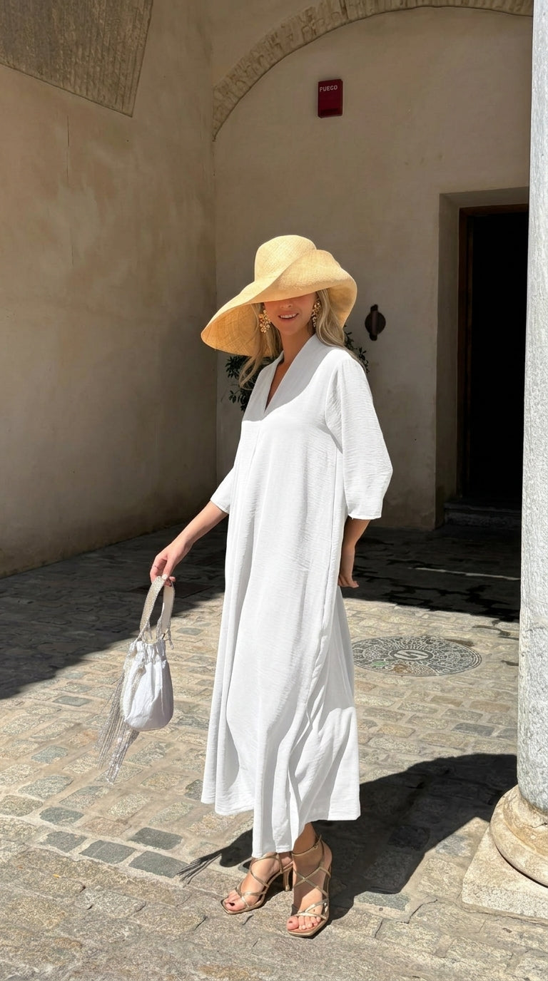 GAMA | VESTIDO LARGO MIDI