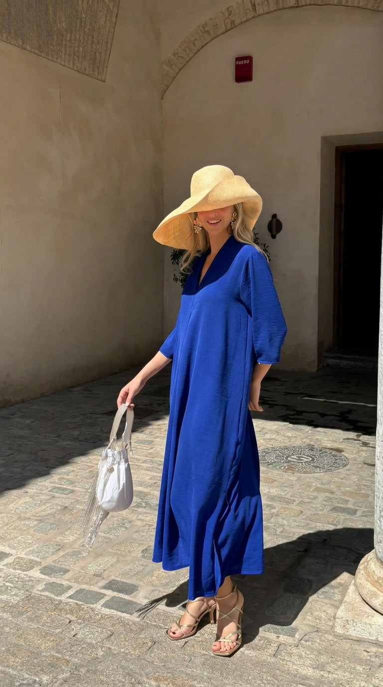 GAMA | VESTIDO LARGO MIDI