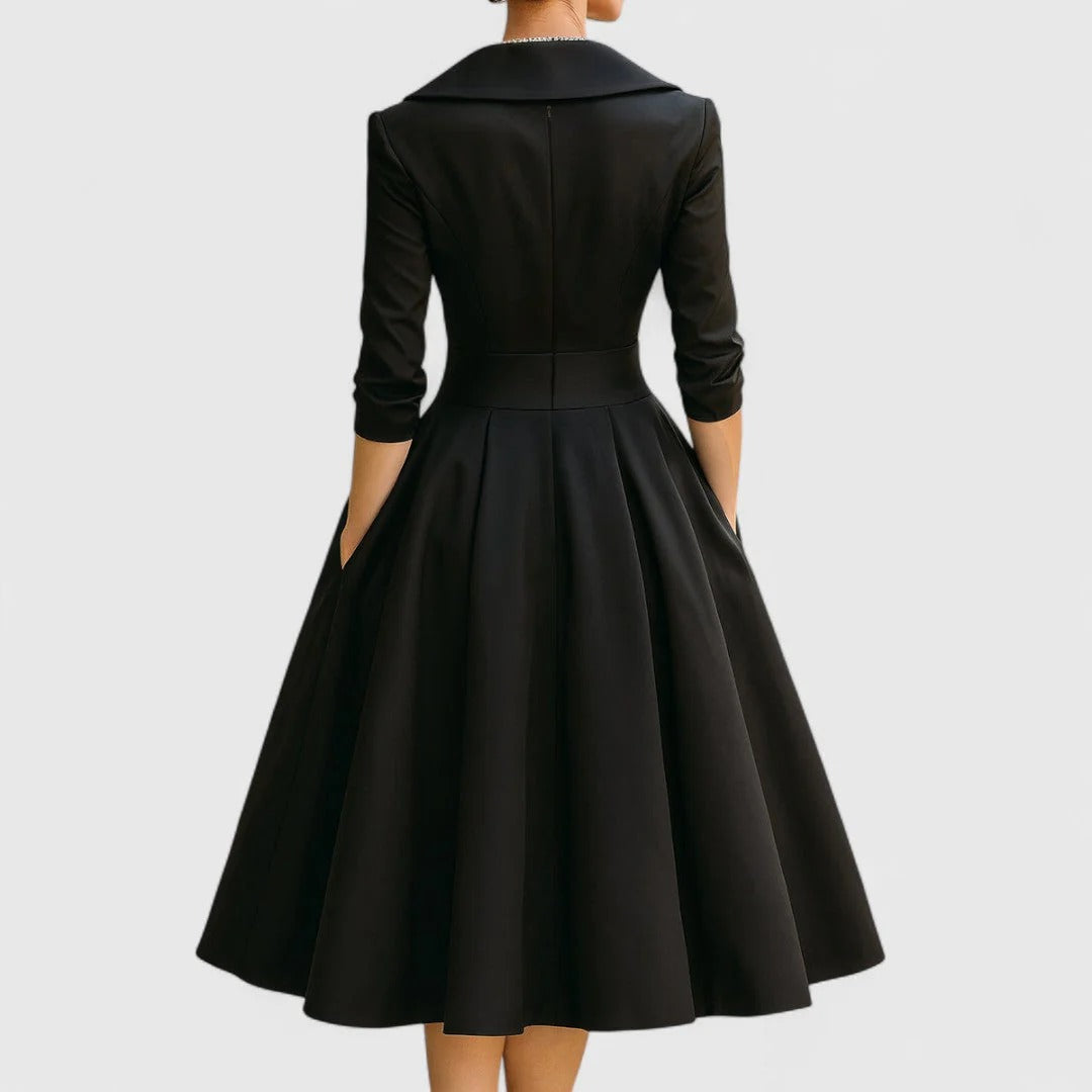 ÉLORA | VESTIDO ELEGANTE MIDI
