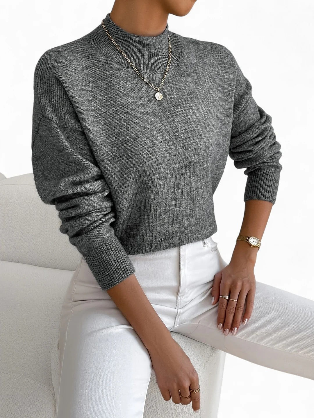 MÍA | SUÉTER MODERNO DE PUNTO