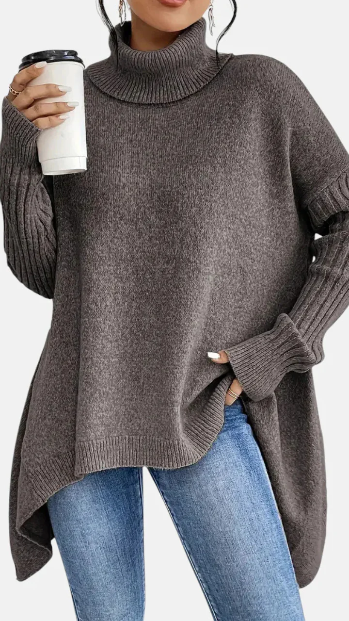 NÉRÉA | SUÉTER OLGADO DE CUELLO ALTO