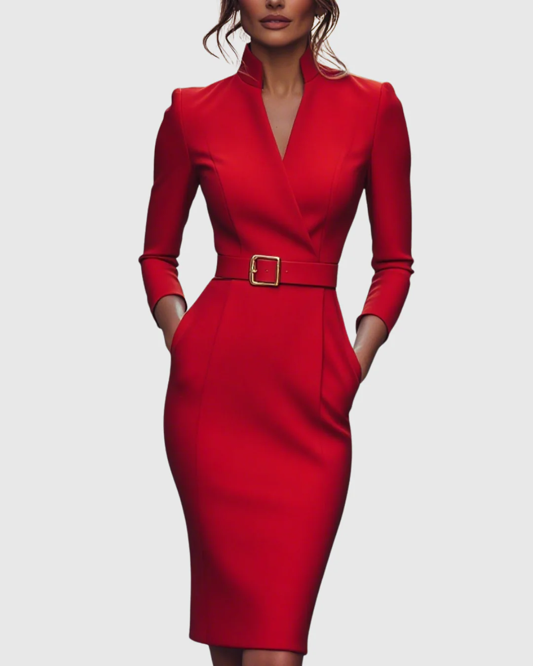 ÉCLAT FEMME | VESTIDO ELEGANTE MIDI
