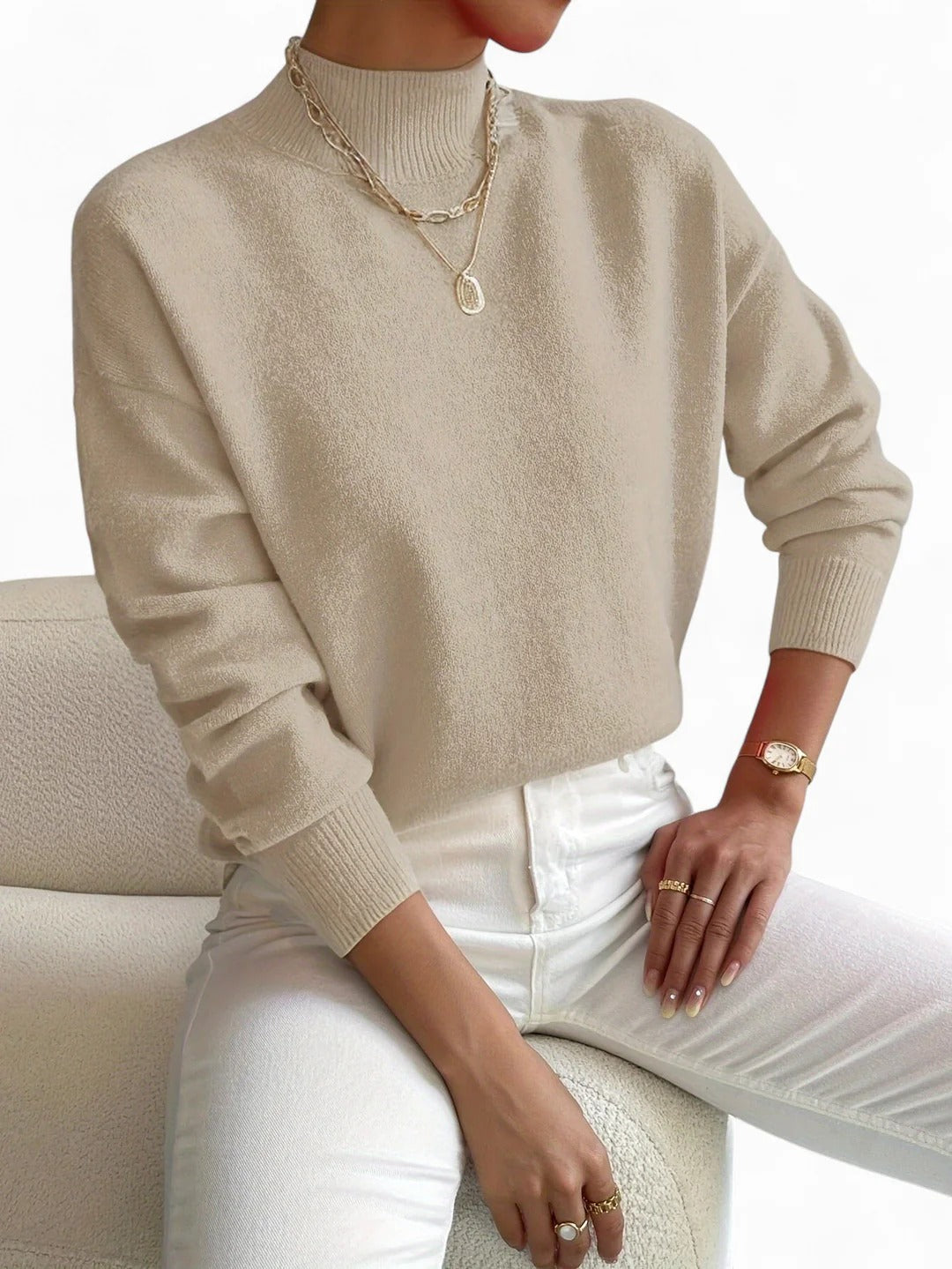 MÍA | SUÉTER MODERNO DE PUNTO