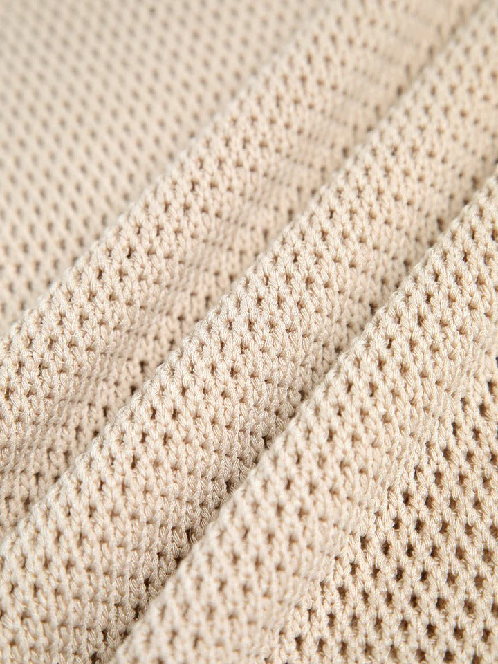 LUMIÉRE | BLUSA DE TIRANTES CON HUECOS DE PUNTO