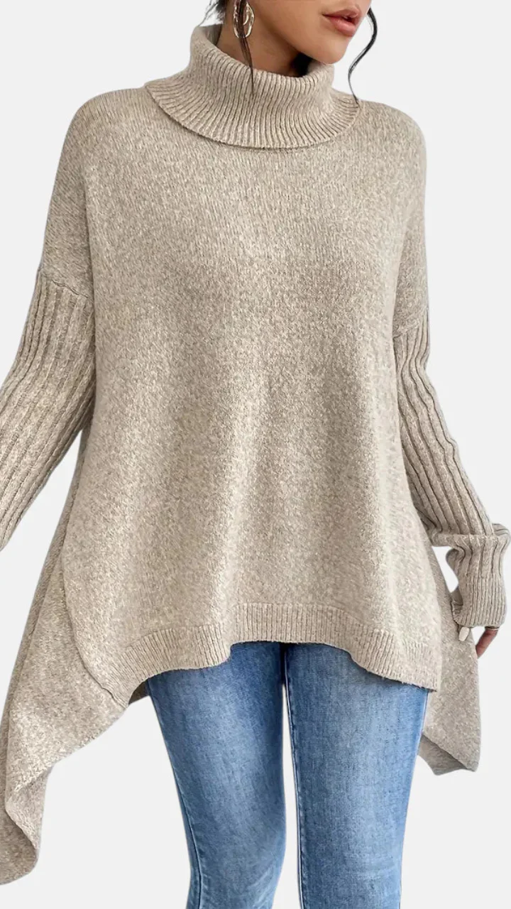 NÉRÉA | SUÉTER OLGADO DE CUELLO ALTO
