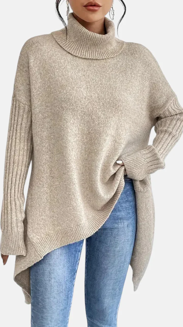 NÉRÉA | SUÉTER OLGADO DE CUELLO ALTO