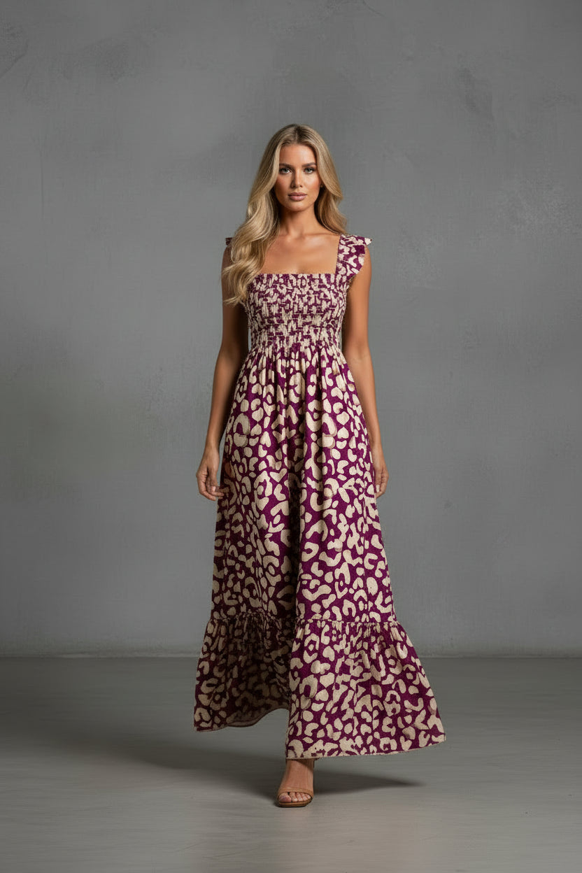 FIORA | VESTIDO LARGO DE CINTURA ALTA