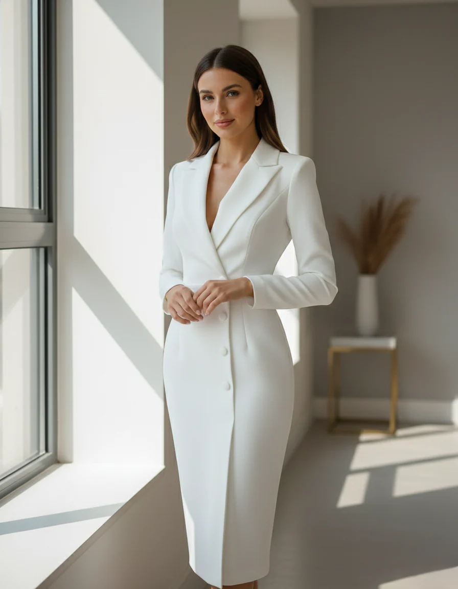 ÉLYRA | VESTIDO MIDI ELEGANTE A MEDIDA