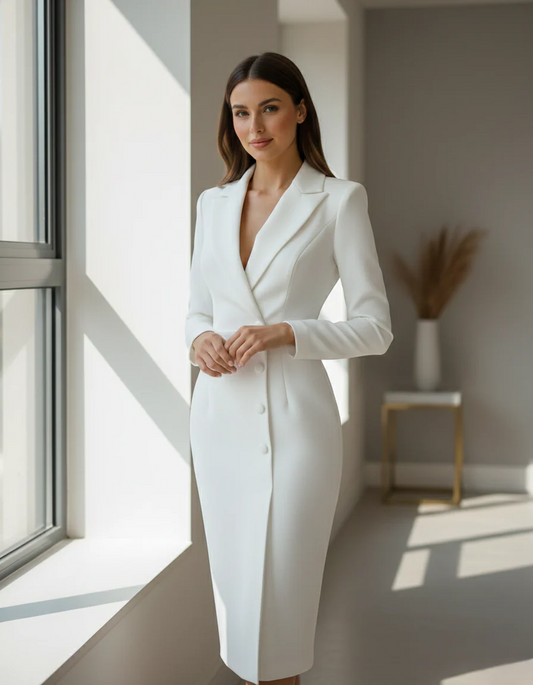 ÉLYRA | VESTIDO MIDI ELEGANTE A MEDIDA