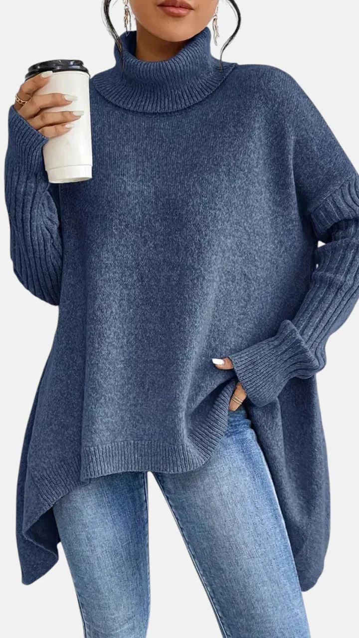 NÉRÉA | SUÉTER OLGADO DE CUELLO ALTO
