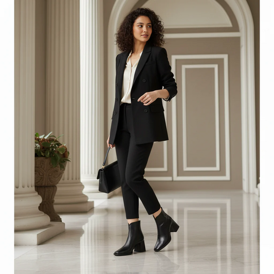 SIENNA | BOTINES DE LUJO DE TACÓN MEDIO