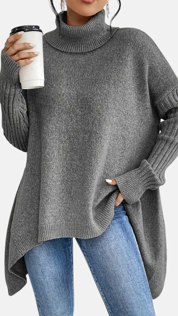 NÉRÉA | SUÉTER OLGADO DE CUELLO ALTO