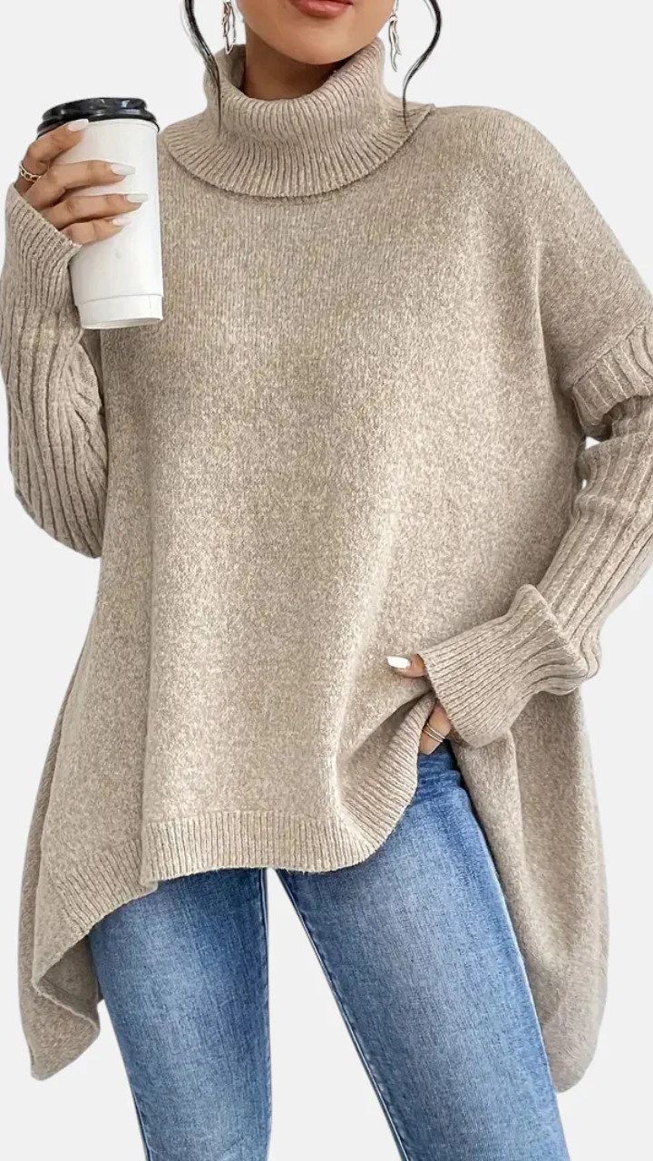 NÉRÉA | SUÉTER OLGADO DE CUELLO ALTO