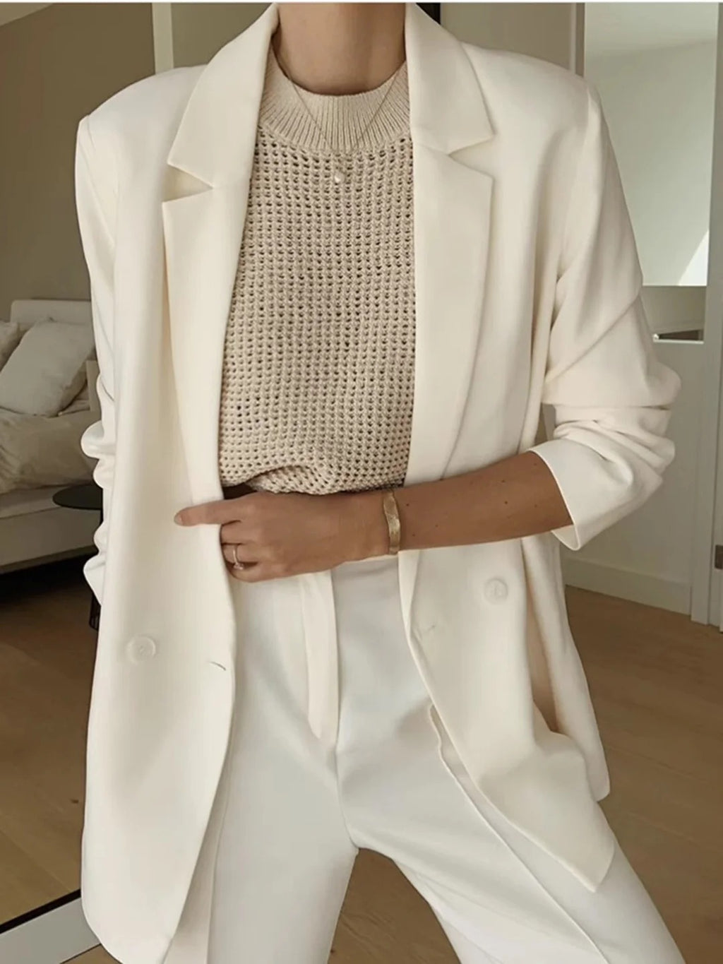 LUMIÉRE | BLUSA DE TIRANTES CON HUECOS DE PUNTO