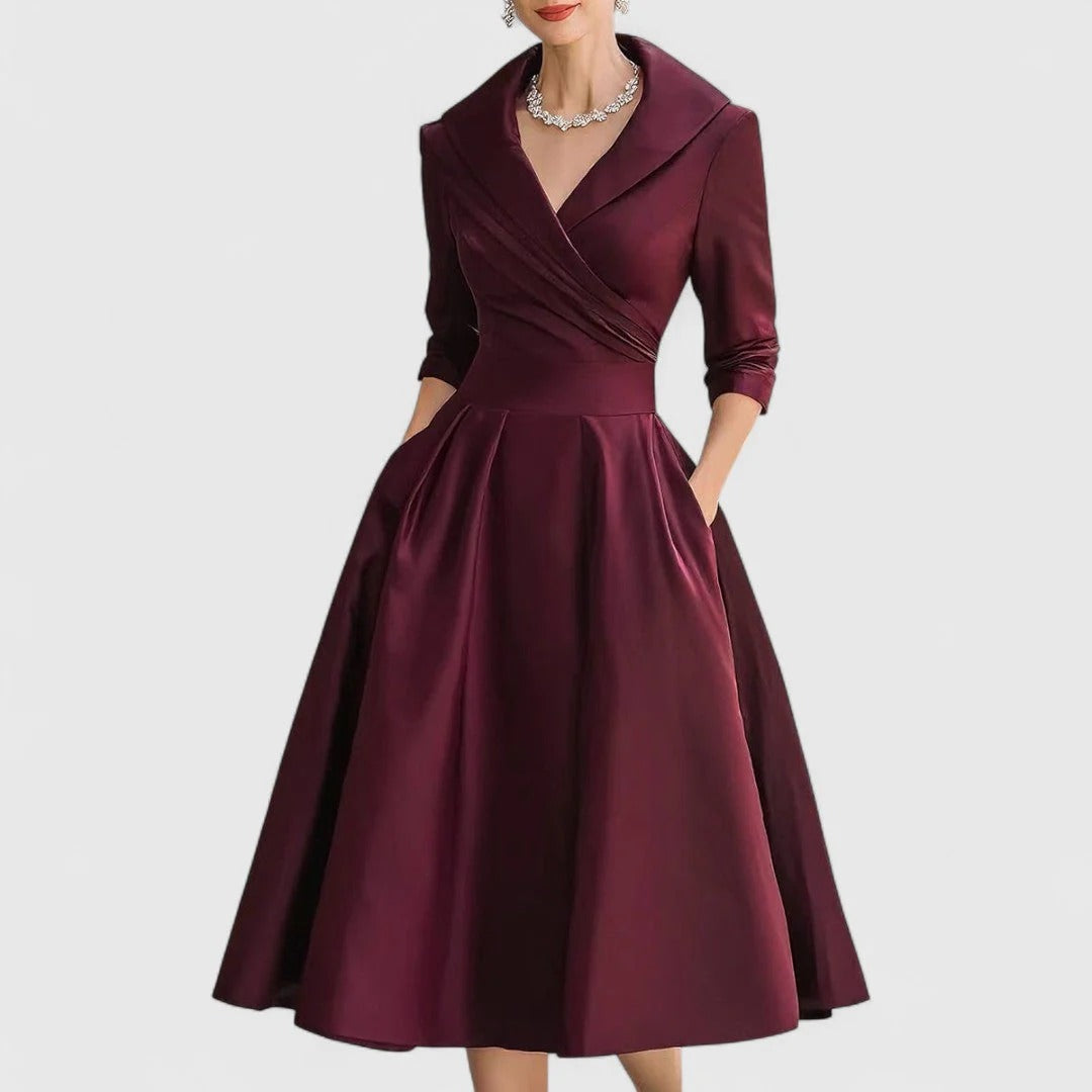 ÉLORA | VESTIDO ELEGANTE MIDI