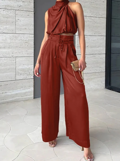 ÉLAN | CONJUNTO ELEGANTE SIN MANGAS