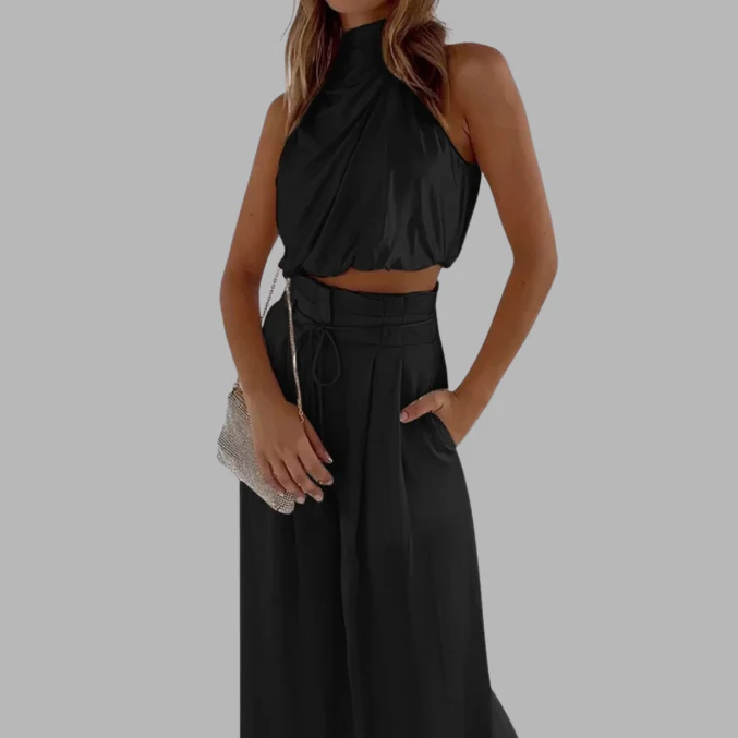 ÉLAN | CONJUNTO ELEGANTE SIN MANGAS