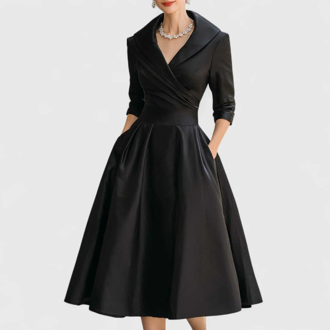 ÉLORA | VESTIDO ELEGANTE MIDI