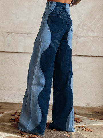 CURVE | PANTALONES RETRO COLOR DÚO