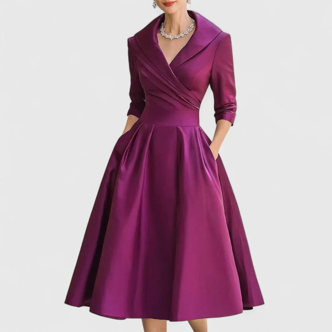 ÉLORA | VESTIDO ELEGANTE MIDI