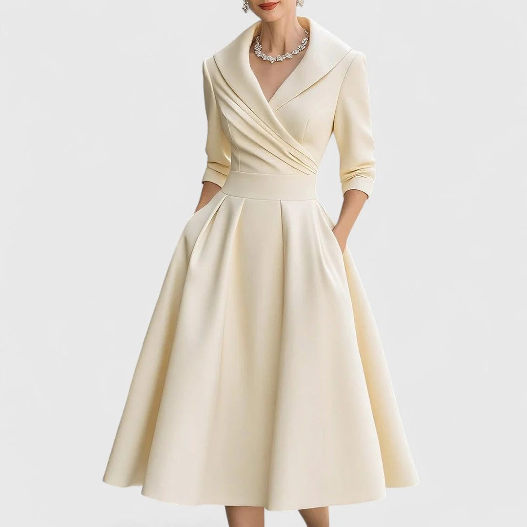 ÉLORA | VESTIDO ELEGANTE MIDI