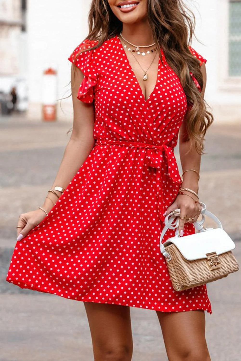 FRAISE | VESTIDO CHIC CON LUNARES