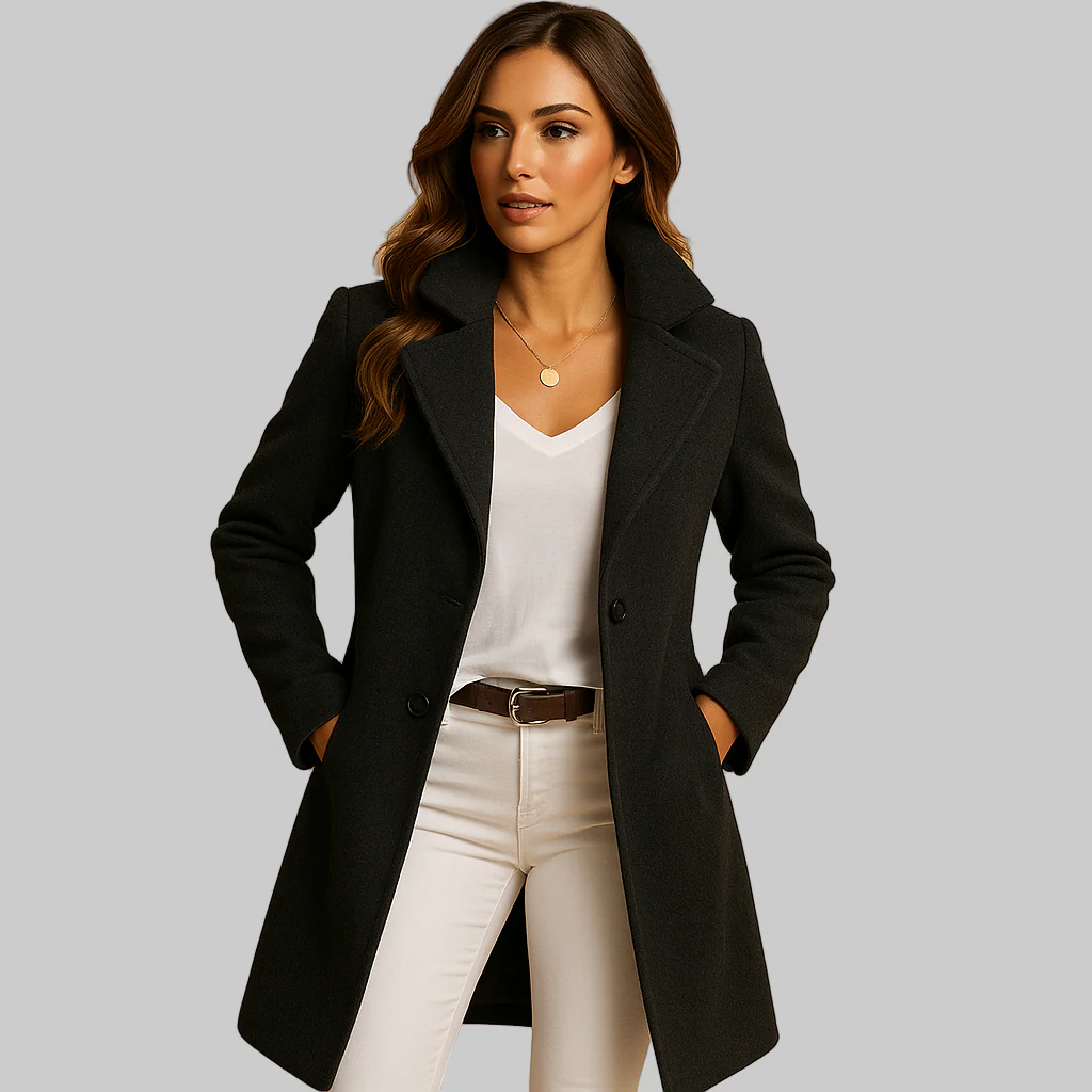 NOIR | ABRIGO DE LANA CLÁSICO