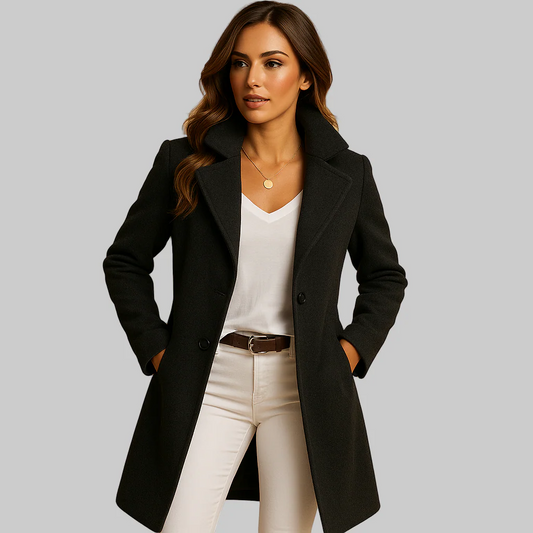 NOIR | ABRIGO DE LANA CLÁSICO