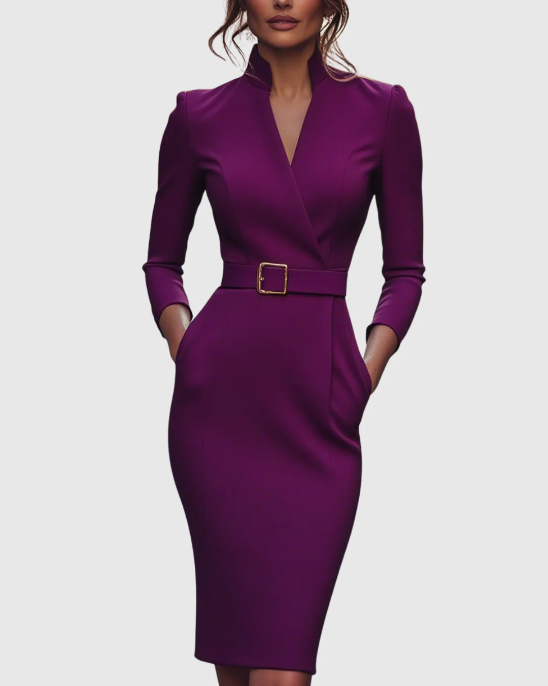 ÉCLAT FEMME | VESTIDO ELEGANTE MIDI